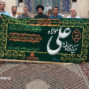 جلسات خطبه خوانی غدیرخم به همراه داشتن پرچم متبرک حرم علوی در کارناوال ها و مساجد و تجمع های روز غدیر